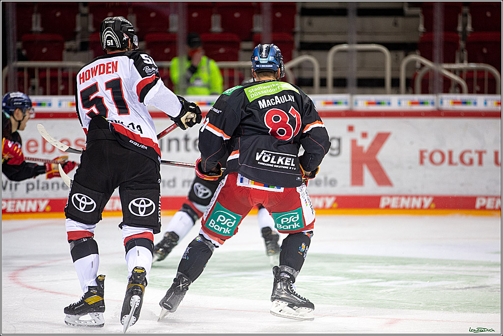 PENNY DEL; Duesseldorfer EG- Koelner Haie; Duesseldorf, 23.01.2022